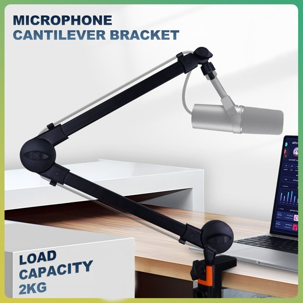 Microphone Arm Boom - Professional Grade 360° Rotation Microphone Boom