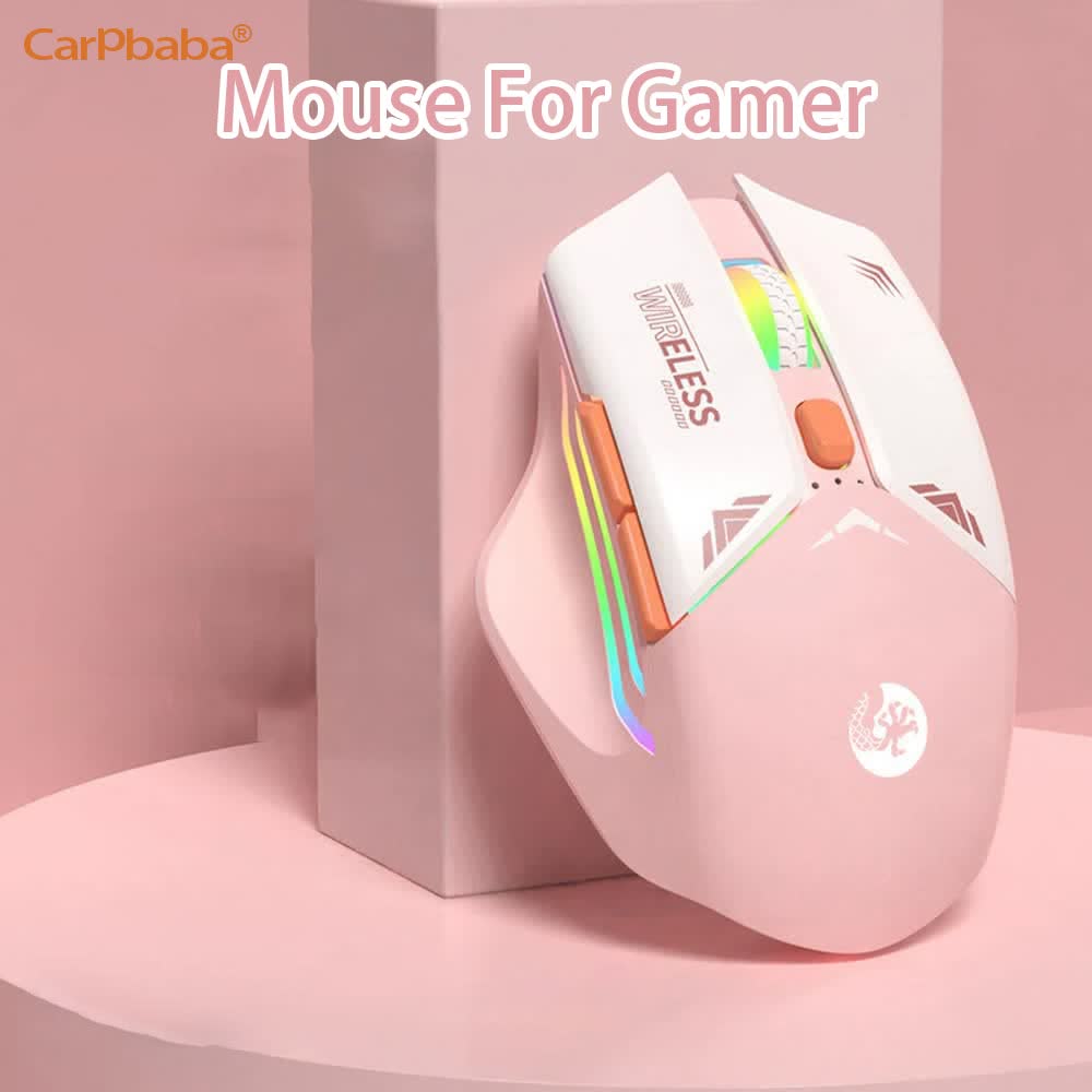 Esports Gaming Maus - USB Wired Gaming Mouse Pink Computer