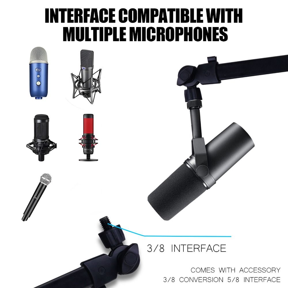 Professional Grade 360° Rotati - Microphone Arm Boom 评论和价格