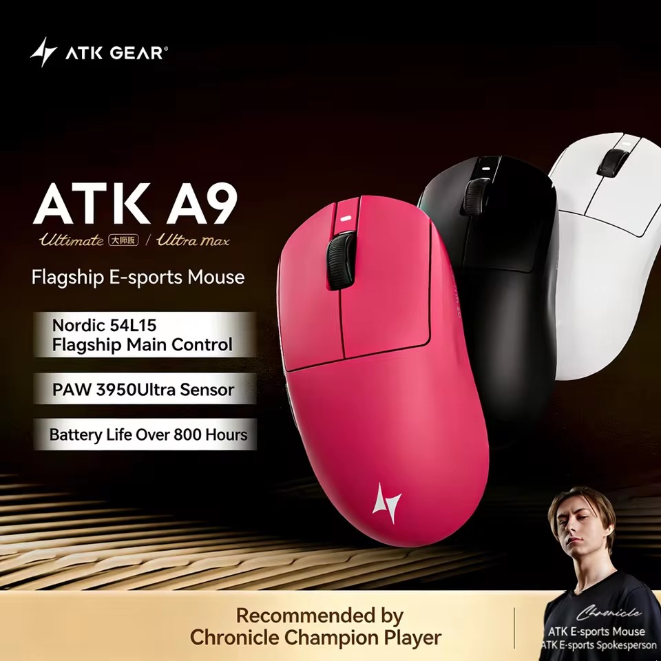 ATK A9 Air Ultimate Gaming Mou - Ultimate Esports Gaming 评论和价格
