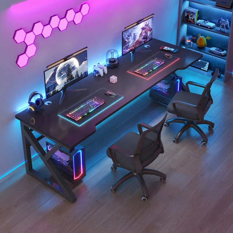 Double Desktop Computer Desk M - Esports Gaming Chair 评论和价格