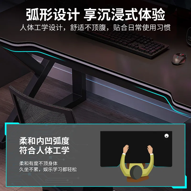 Double Desktop Computer Desk M - Esports Gaming Chair 评论和价格
